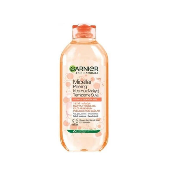 Garnier Micellar Peeling Kusursuz Makyaj Temizleme Suyu