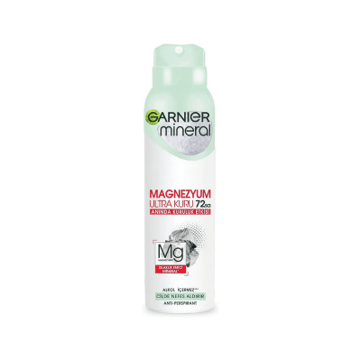 Garnier Mineral Magnezyum Ultra Kuru Sprey Deodorant