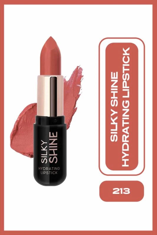 Golden Rose Silky Shine Hydrating Lipstick - 213 Turuncu - Nemlendirici Ruj - Silky Shine Hydrating Lipstick