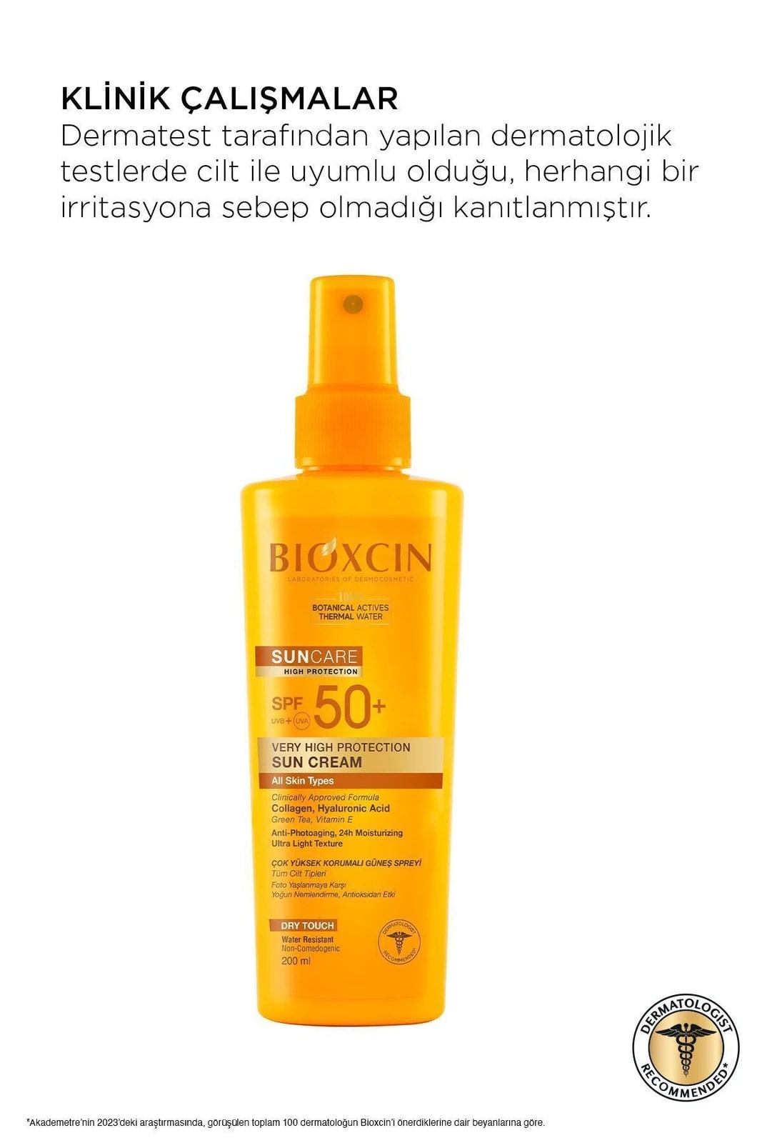 Bioxcin Sun Care Sprey SPF50