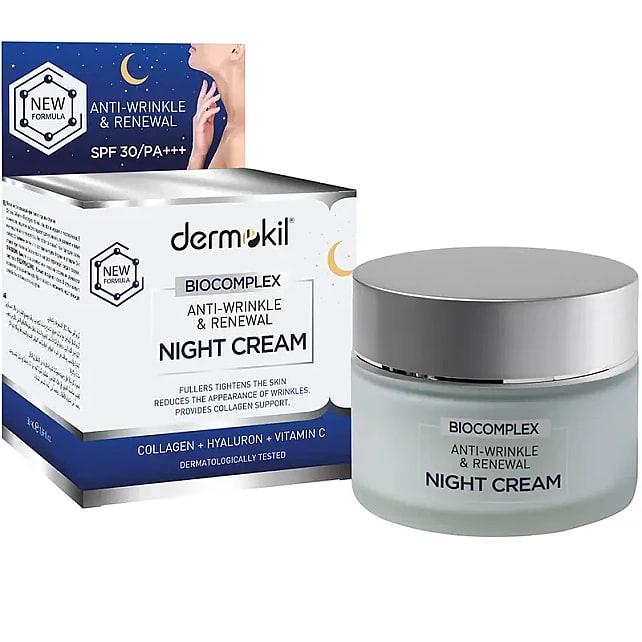 Dermokil Biocomplex Anti-Wrinkle Renewal Night Cream - Yaşlanma Karşıtı Gece Kremi