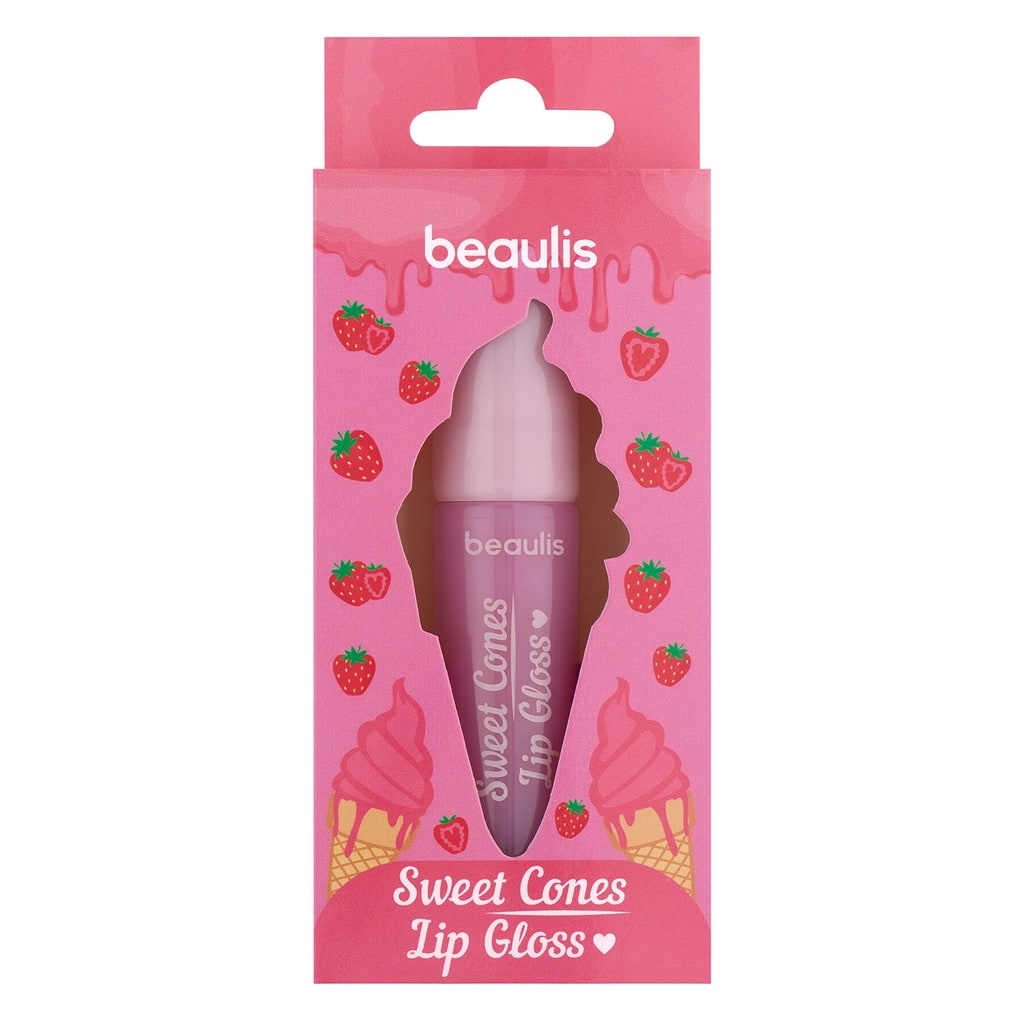 Beaulis Sweet Cones Lip Gloss 615 Strawberry Kiss