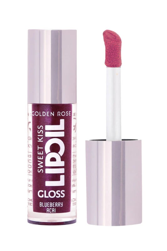 Golden Rose Sweet Kiss Lip Oil Gloss - 07 Blueberry Acai - Dudak Parlatıcı Yağ - Sweet Kiss Lip Oil Gloss