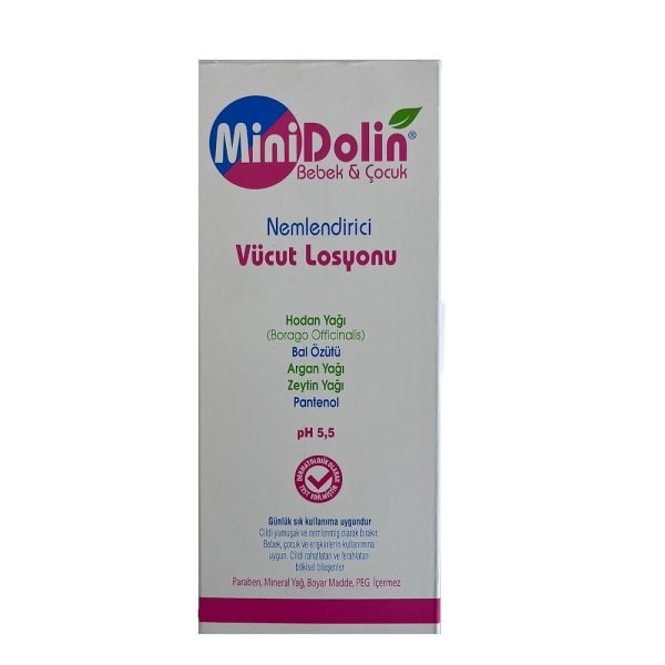 Dermadolin Minidolin Bebek ve Çocuk Nemlendirici Vücut losyonu