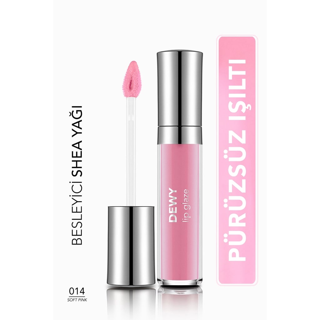 Flormar Dewy Lip Glaze Dudak Parlatıcısı 014 Soft Pink