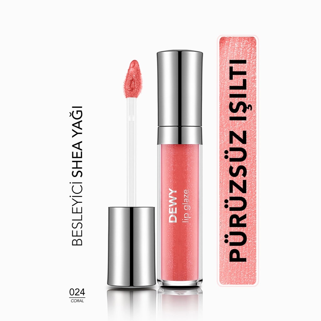Flormar Dewy Lip Glaze Dudak Parlatıcısı 024 Coral