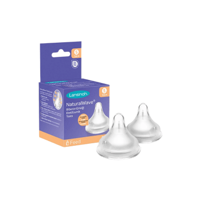 Lansinoh Natural Wave Biberon Emziği Yavaş Akış