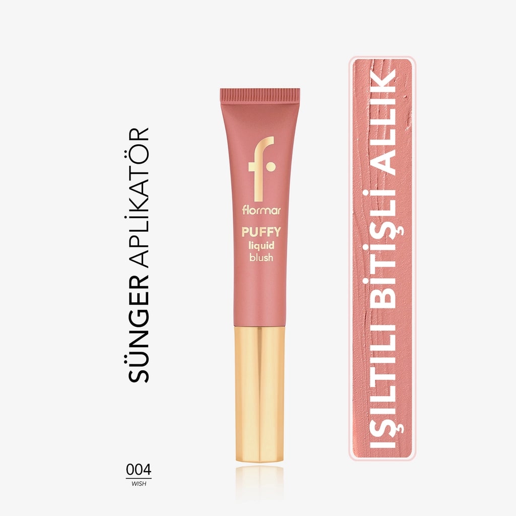 Flormar Puffy Liquid Blush Likit Allık 004 Wish