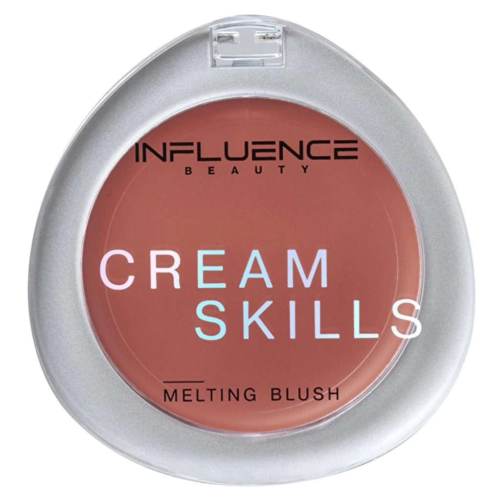 Influence Beauty Cream Blush Cream Skills Allık 03 Peach Glow - Creamy Blush for a Natural Glow