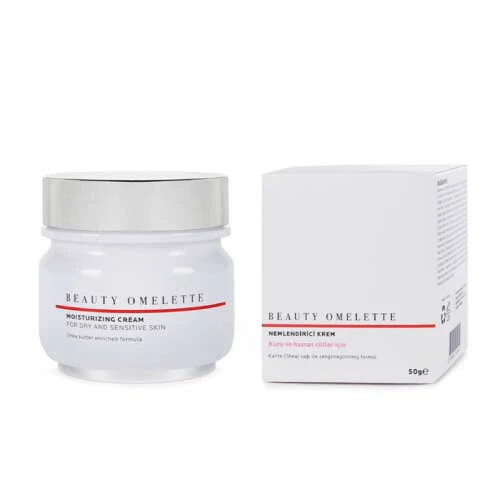 Beauty Omelette Kuru ve Hassas Ciltler için Nemlendirici Krem