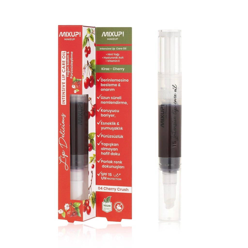 Mixup ! Lip Delicious Oil Pen Dudak Yağı 04 Cherry Crush