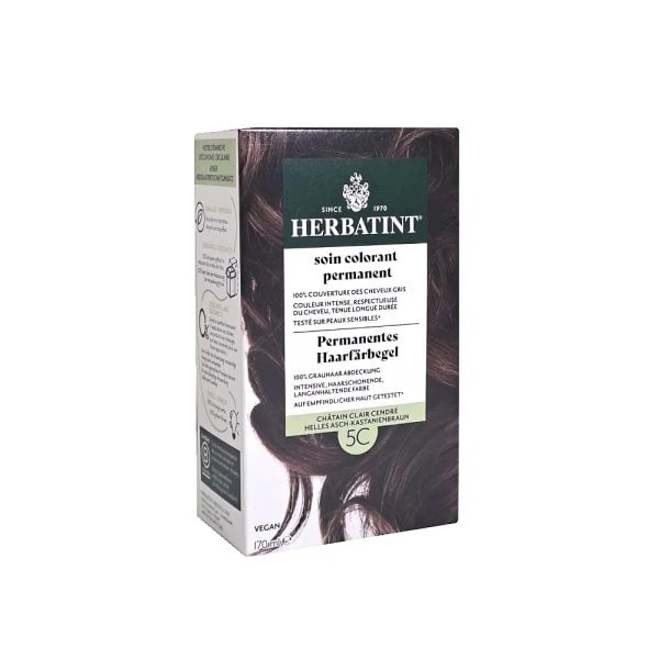 Herbatint 5C Light Ash Chestnut Açık Küllü Kestane Saç Boyası - Dilay Kozmetik