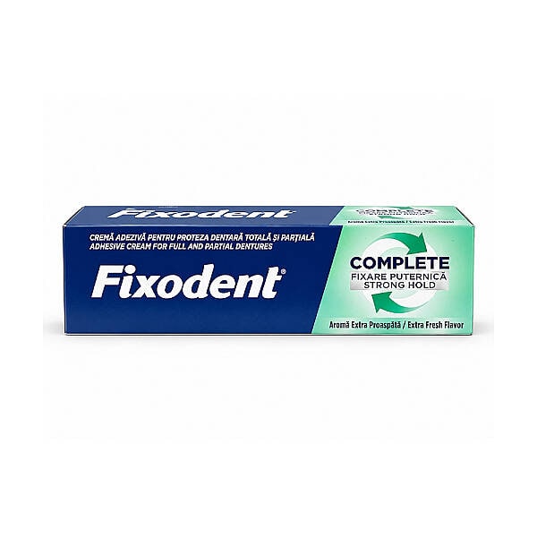 Fixodent Complete Güçlü Tutuş Extra Ferah Aroma Protez Yapıştırıcı Krem