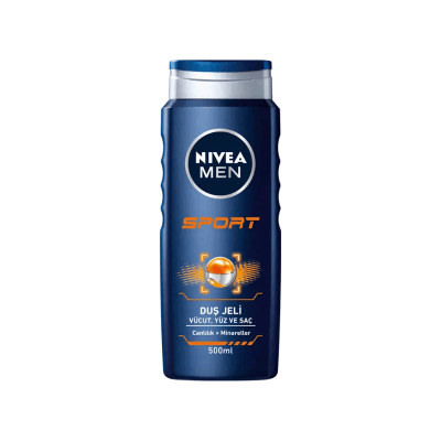 Nivea Men Sport Saç Vücut ve Yüz İçin Şampuan