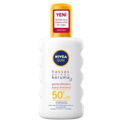 Nivea Sun Hassas Anında Koruma Güneş Alerjisine Karşı Spf 50+ Güneş Spreyi