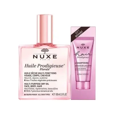 Nuxe Huile Prodigieuse Floral Çok Amaçlı Kuru Yağ + Şampuan