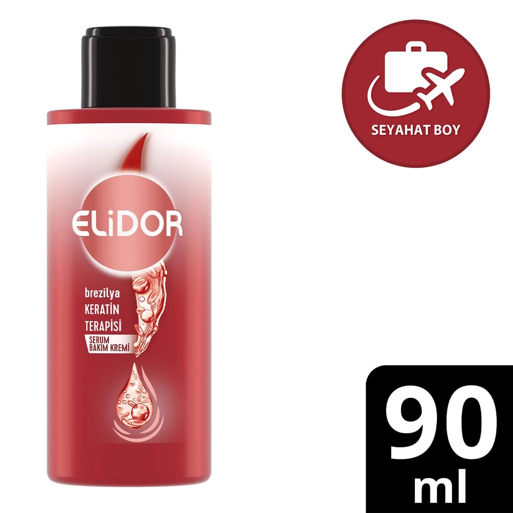 Elidor Brezilya Keratin Terapisi Seyahat Boy Serum Bakım Kremi