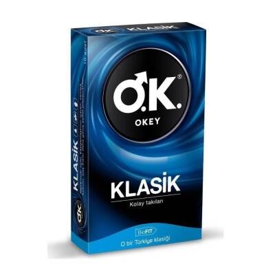 OKEY Klasik 10'lu Prezervatif