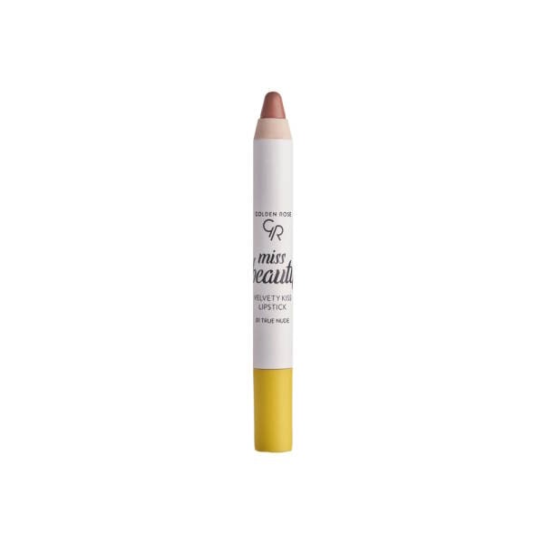 Golden Rose Golden Rose Miss Beauty Velvety Kiss Lipstick 01 True | Uygun Fiyat Nude
