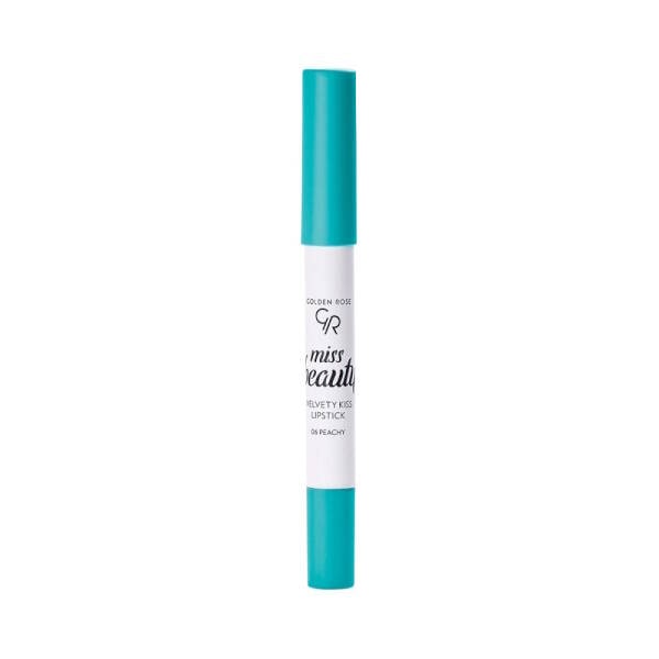 Golden Rose Miss Beauty Velvety Kiss Lipstick 06 Peachy