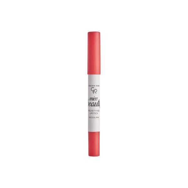 Golden Rose Miss Beauty Velvety Kiss Lipstick 08 Cool Pink