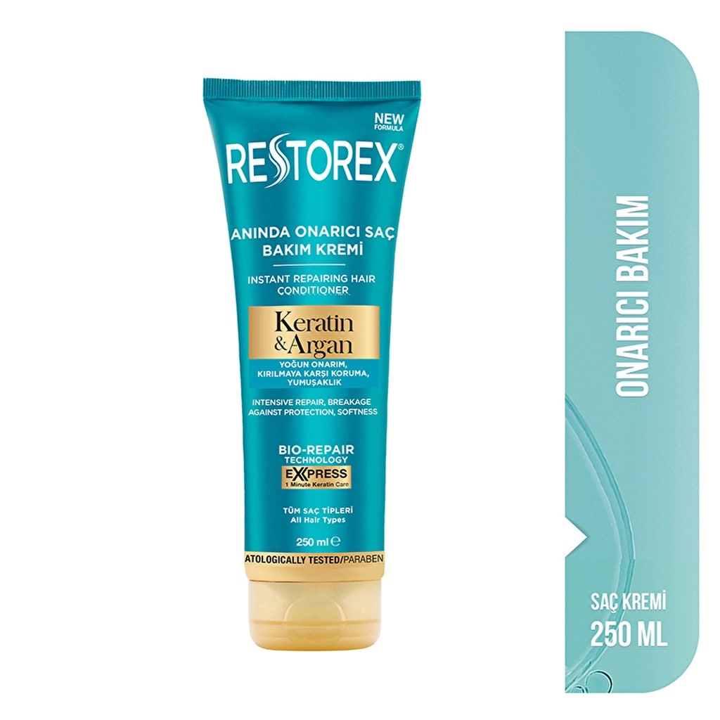 Restorex Keratin & Argan Onarıcı Saç Bakım Kremi
