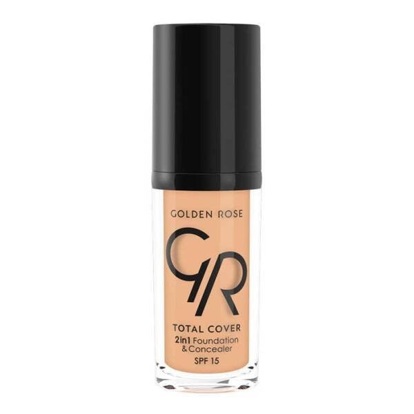 Golden Rose Total Cover 07 Natural 2 in 1 Foundation