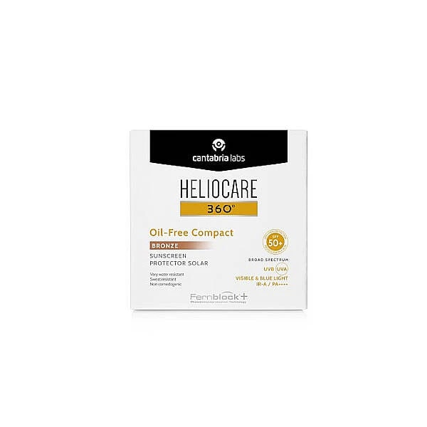 Heliocare 360 Oil Free Compact SPF50+ Bronze Güneş Koruyucu