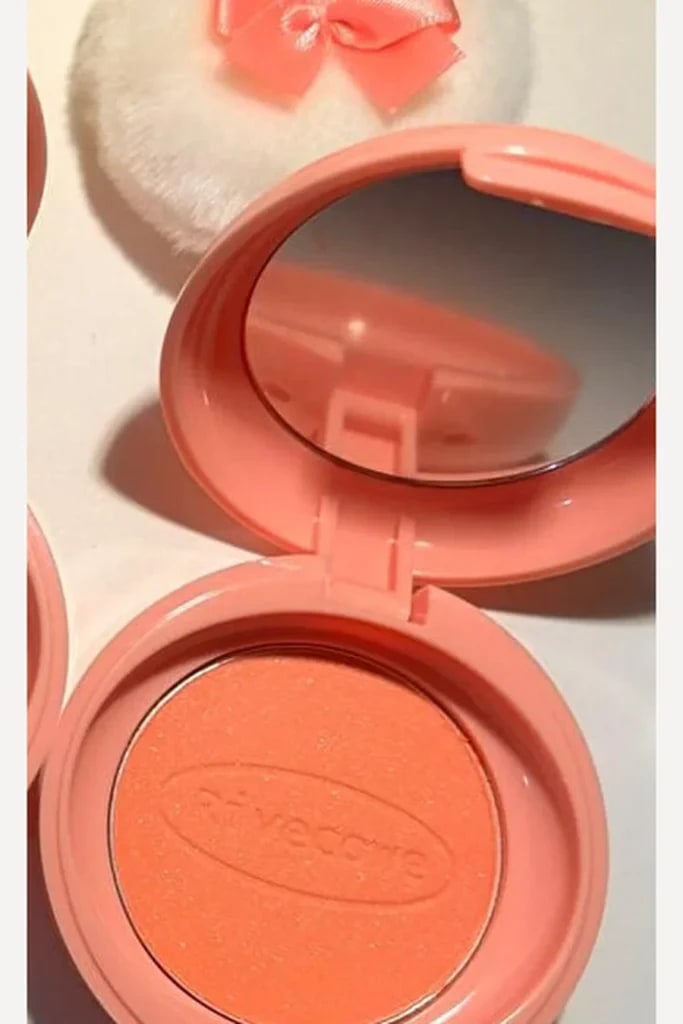 Rivecowe Rivecowe Shine Blusher | K-LAB 3 Mercan - Parlatıcı Allık