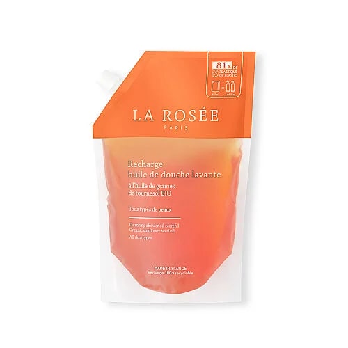 La Rosee Paris Organik Ayçiçek Çekirdeği Yağlı Temizleyici Duş Yağı Refill 800 ml