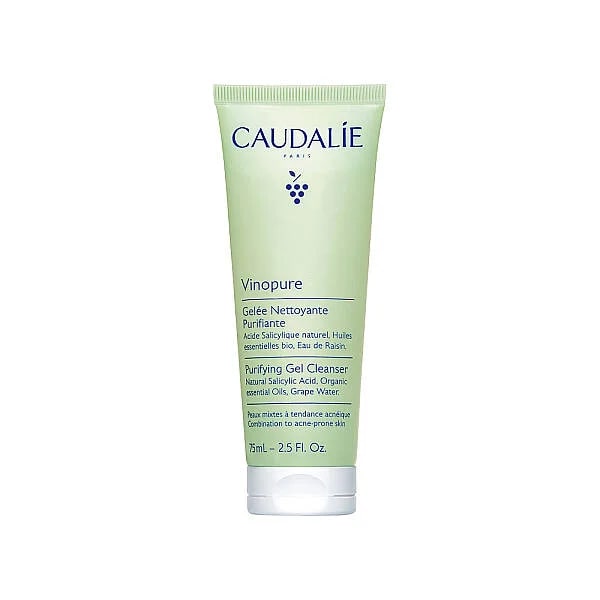 Caudalie Vinopure Purifying Gel Cleanser - Arındırıcı Etkili Temizleme Jeli 75 ml