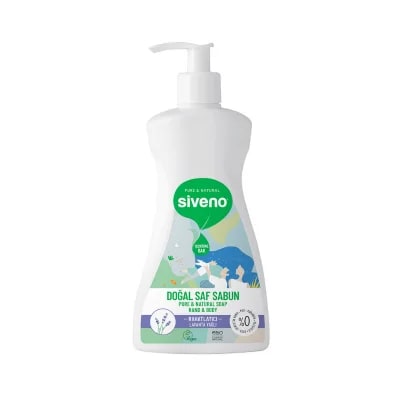 Siveno Lavanta Yağlı Doğal Sıvı Sabun El Ve Vücut Için 300 ml
