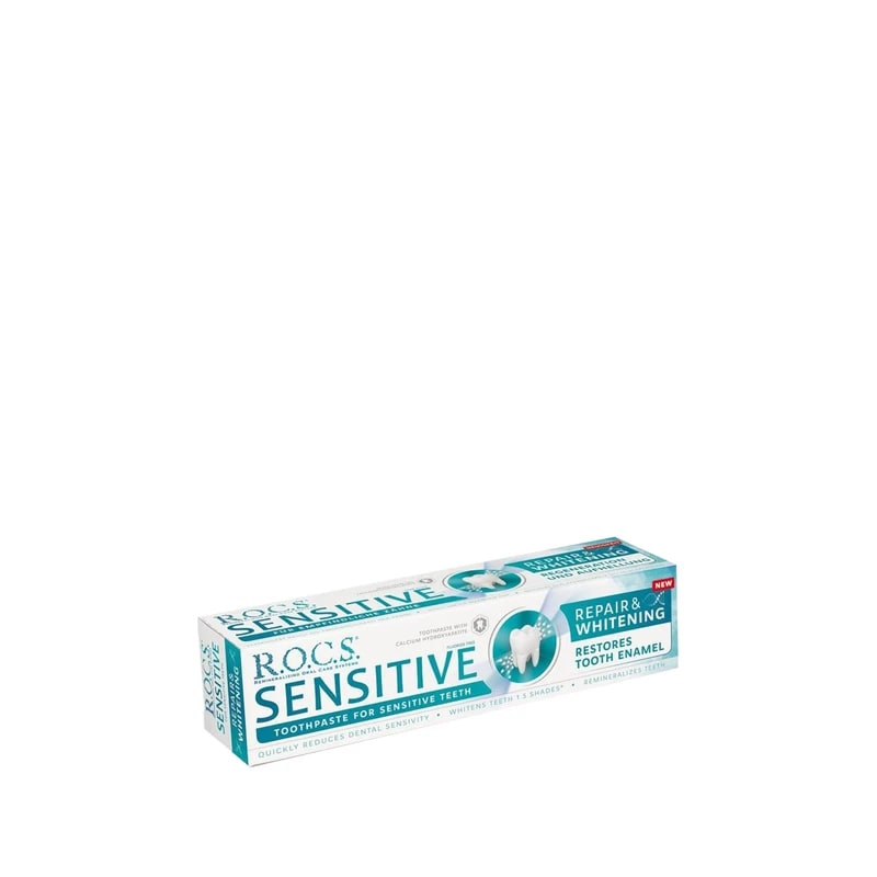 Rocs Sensitive Repair & White Onarım & Beyazlık Diş Macunu