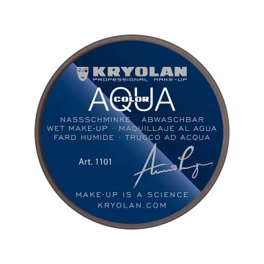 Kryolan Aquacolor Profesyonel Yüz ve Vücut Makyajı 101 Kahve — 8 ml