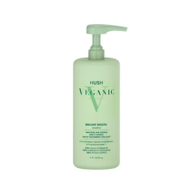 Hush Veganic Brilliant Smooth Kabaran Saçlar İçin Pürüzsüzleştirici Şampuan — 1000 ml