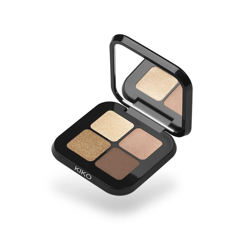 KIKO Milano Göz Farı - Bright Quartet Eyeshadow Palette — 01 Warm Neutral Tones