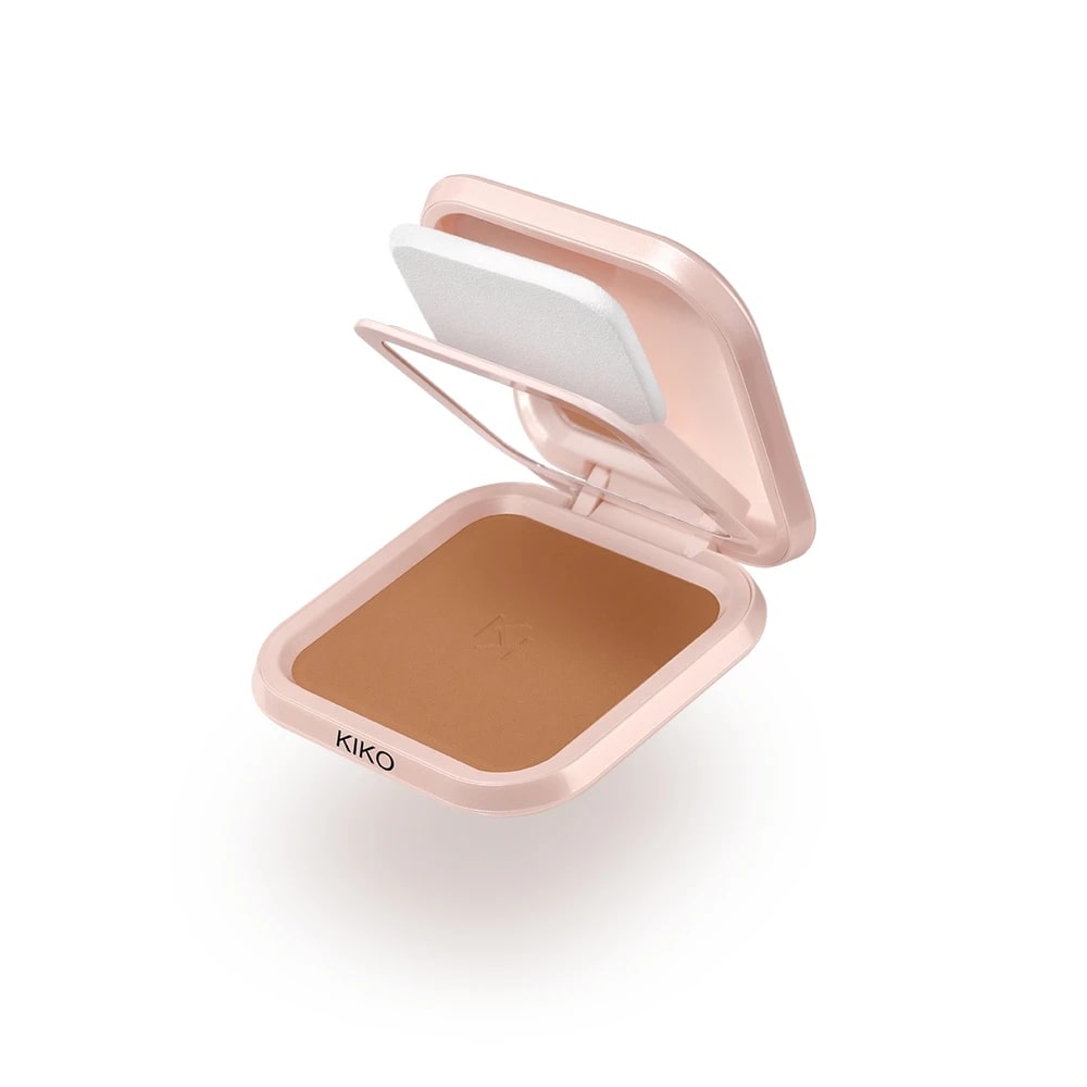 KIKO Milano Fondöten - Skin Lover Refining Face Powder Foundation — 09 Rich Caramel