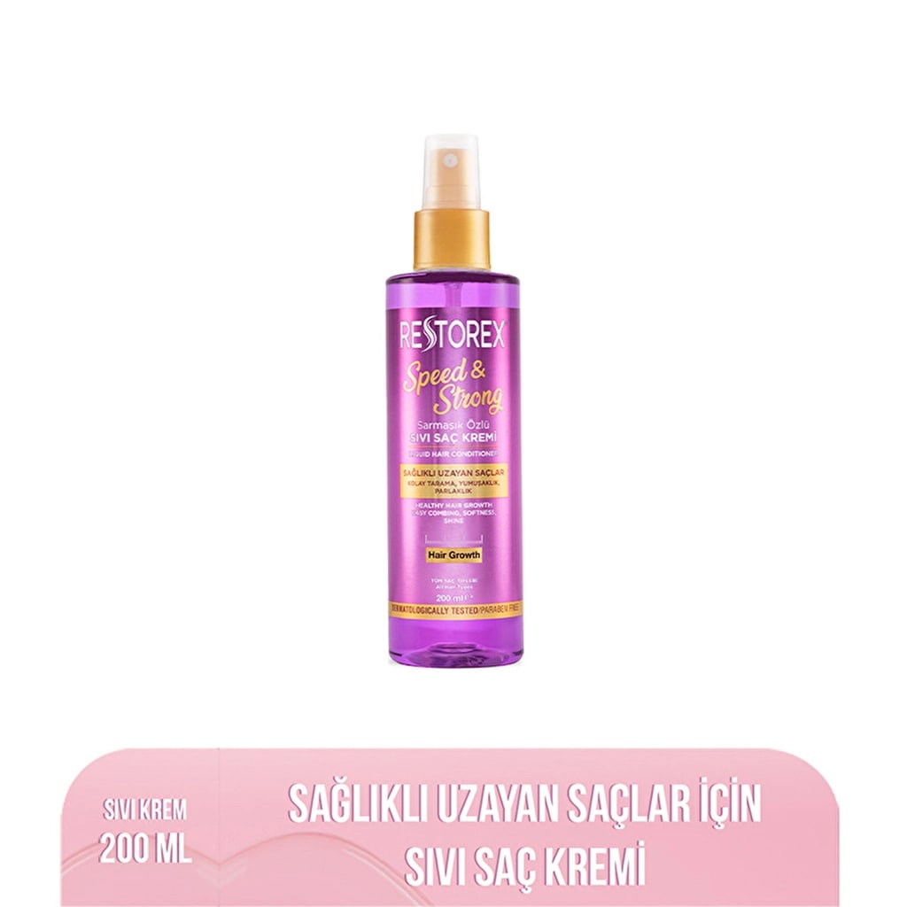 Restorex Sağlıklı Uzama Etkili Sıvı Saç Bakım Kremi 200 ml