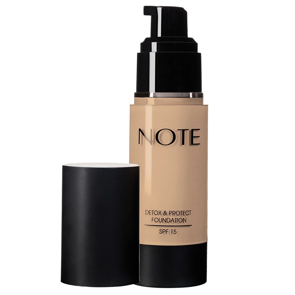 Note Cosmetique Note Detox & Protect Foundation Fondöten 01 Beige