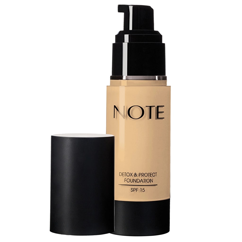 Note Cosmetique Note Detox & Protect Foundation Fondöten 02 Natural Beige