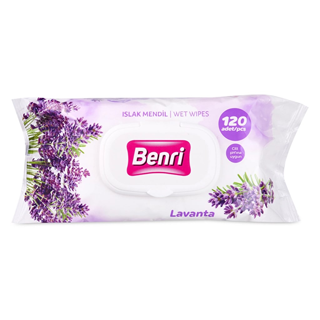 Benri Benrı Islak Mendil Lavanta 120'li