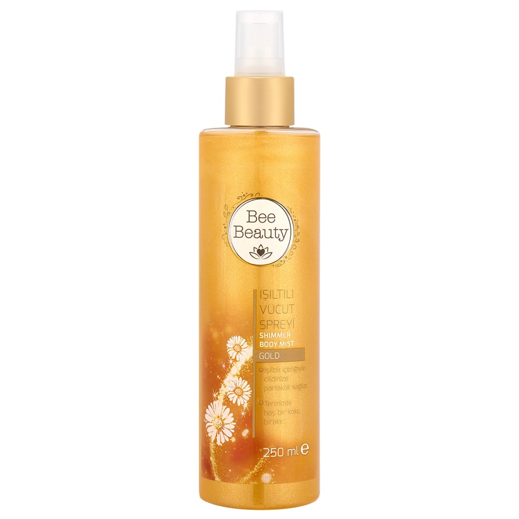 Bee Beauty Gold Işıltılı Vücut Spreyi 250 ml
