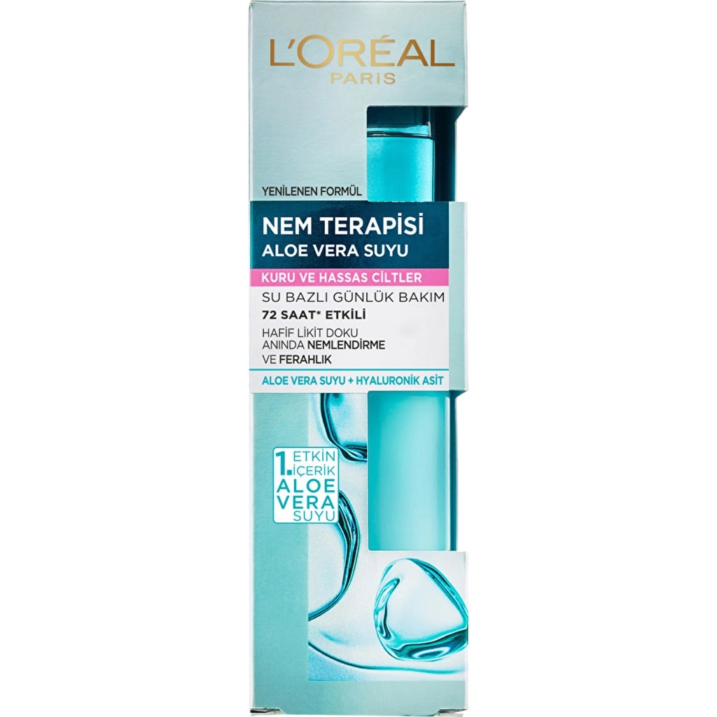 L'Oréal Paris Loreal Paris Nem Terapisi Aloe Vera Suyu Kuru ve Hassas Ciltler 70 ml