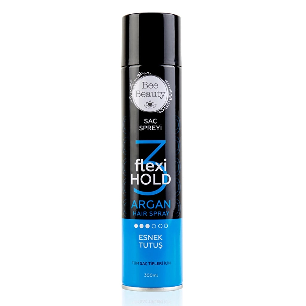 Bee Beauty Argan Yağlı Esnek Tutuş Saç Spreyi 300 ml