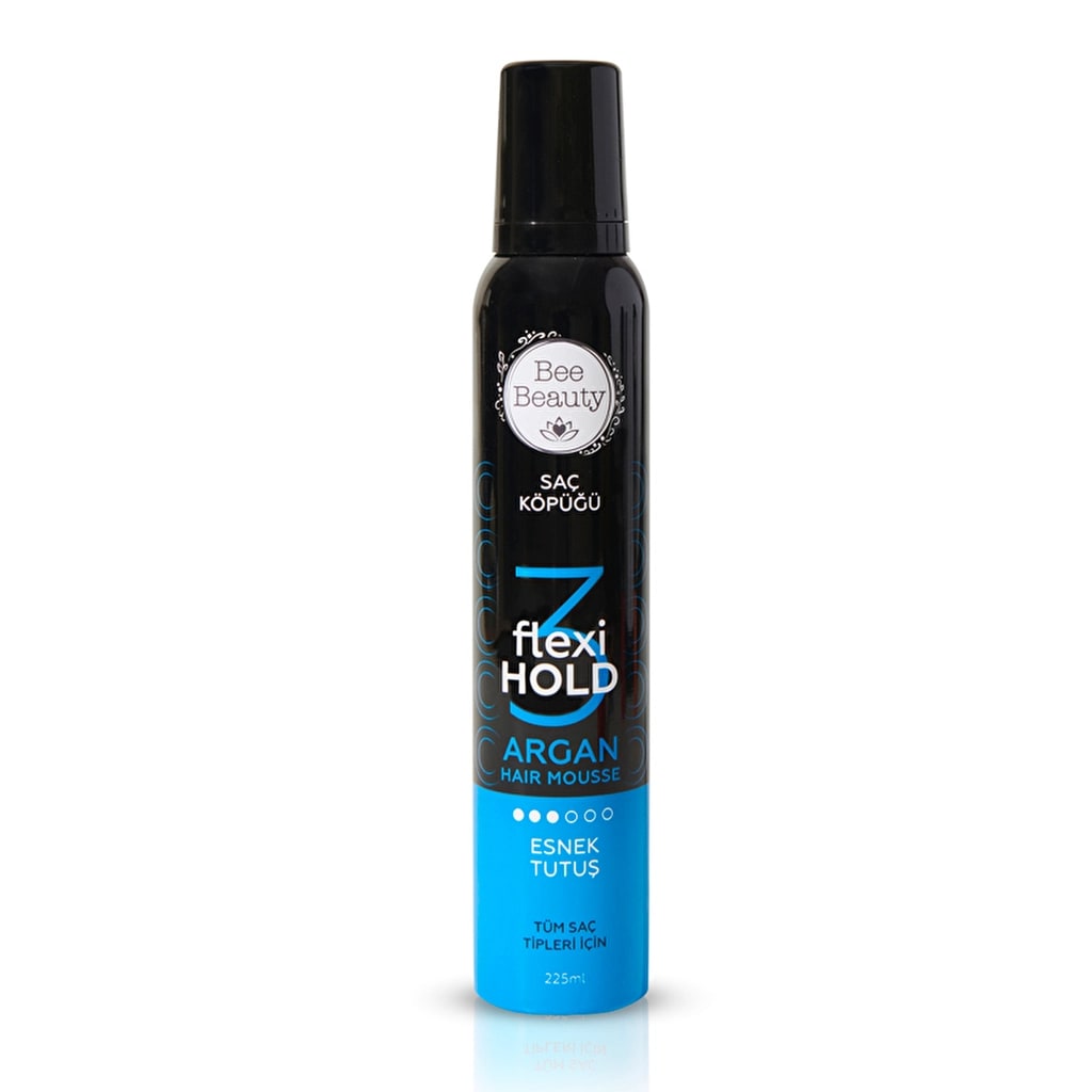 Bee Beauty Argan Yağlı Esnek Tutuş Saç Köpüğü 225 ml