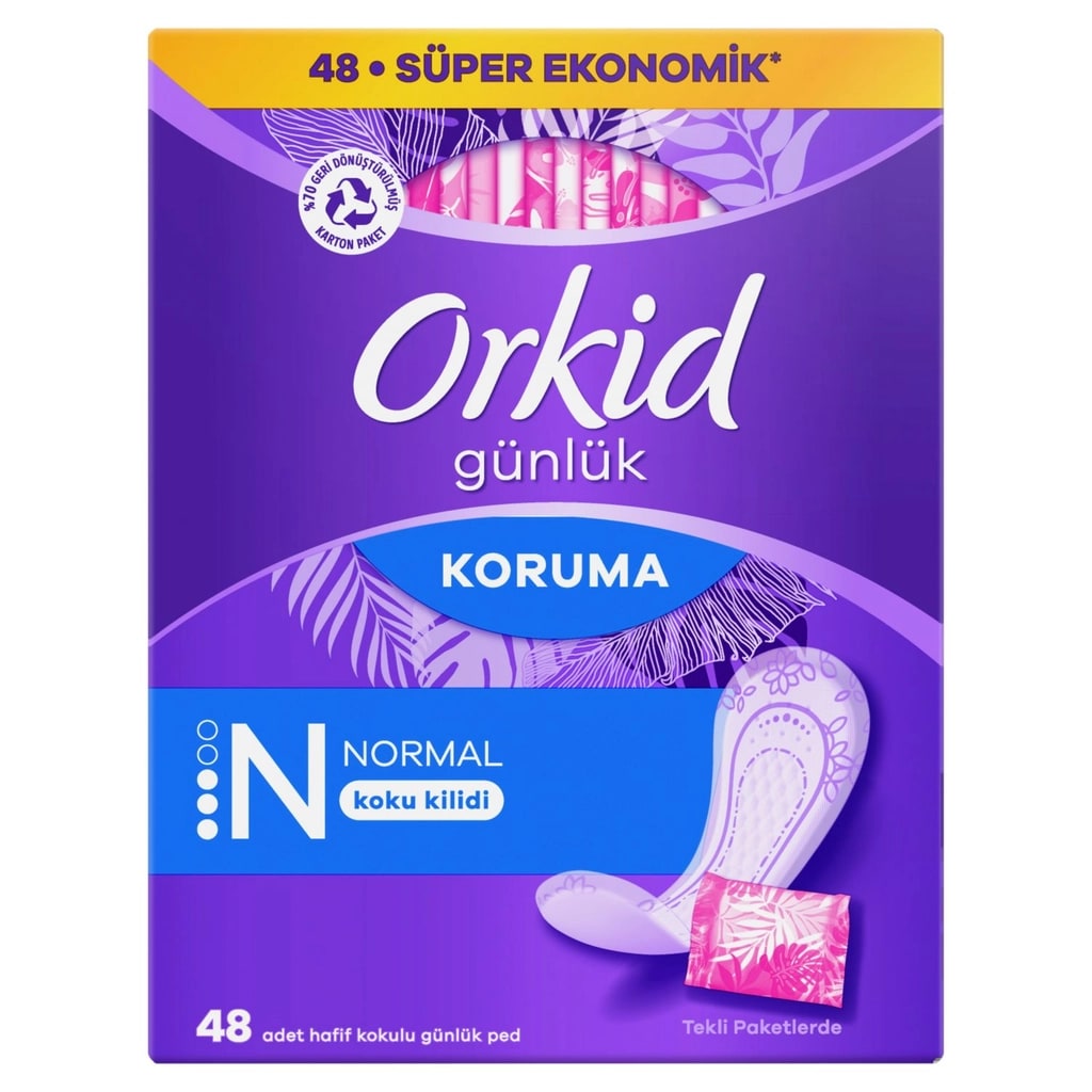 Orkid Günlük Koruma Günlük Ped 48'li