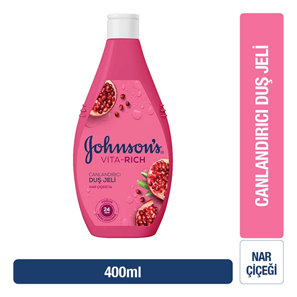 Johnson's Johnson's Vita-Rich Canlandırıcı Duş Jeli Nar Çiçeği
