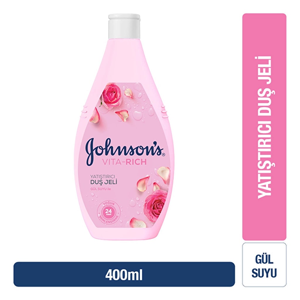 Johnson's Johnson's Vita-Rich Yatıştırıcı Duş Jeli Gül Suyu