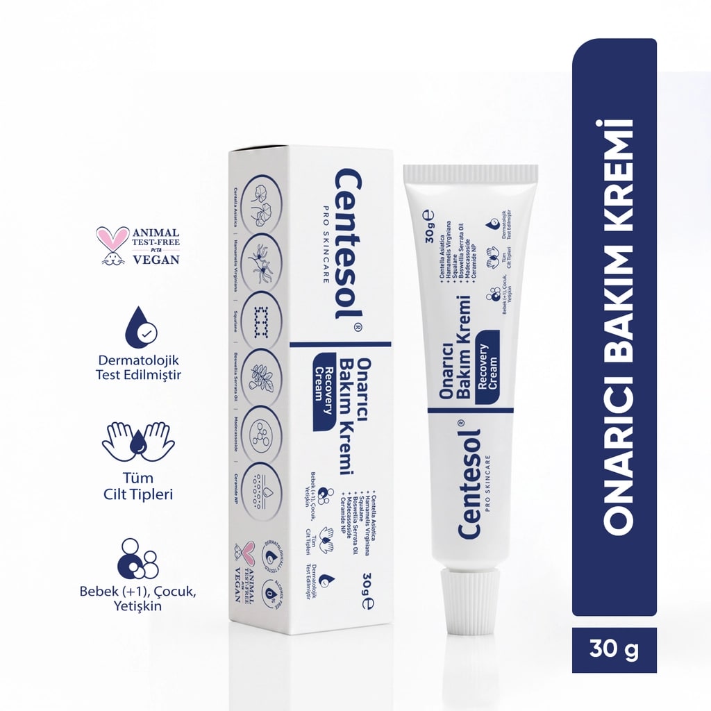 Centesol Onarıcı Cı̇lt Bakım Kremı̇ (Cica Krem) 30 gr