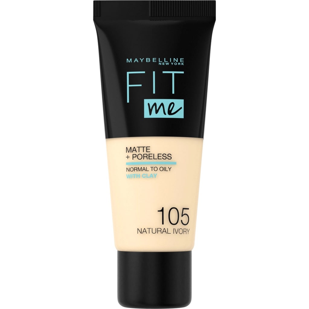 Maybelline New York Fit Me Matte+Poreless Fondöten 105 Natural Ivory